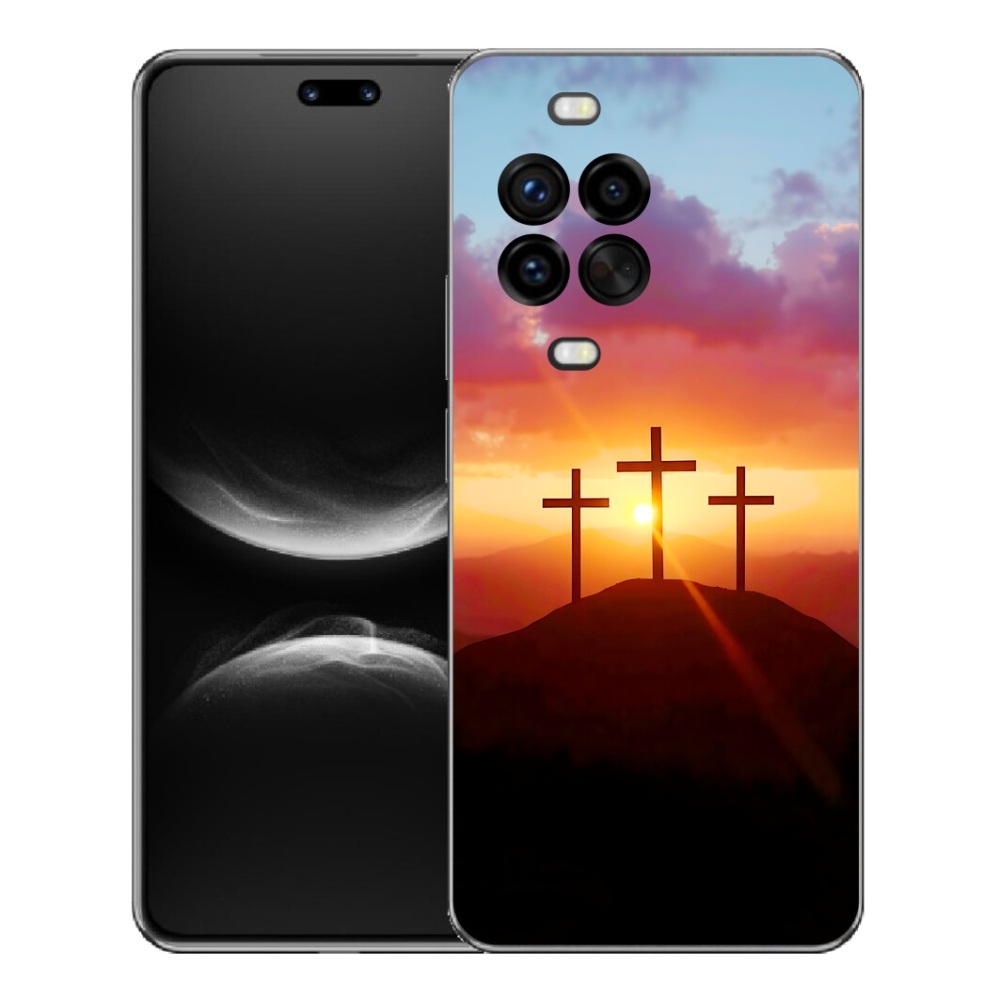 Gelový kryt mmCase na Huawei Nova 14 Pro - tři kříže