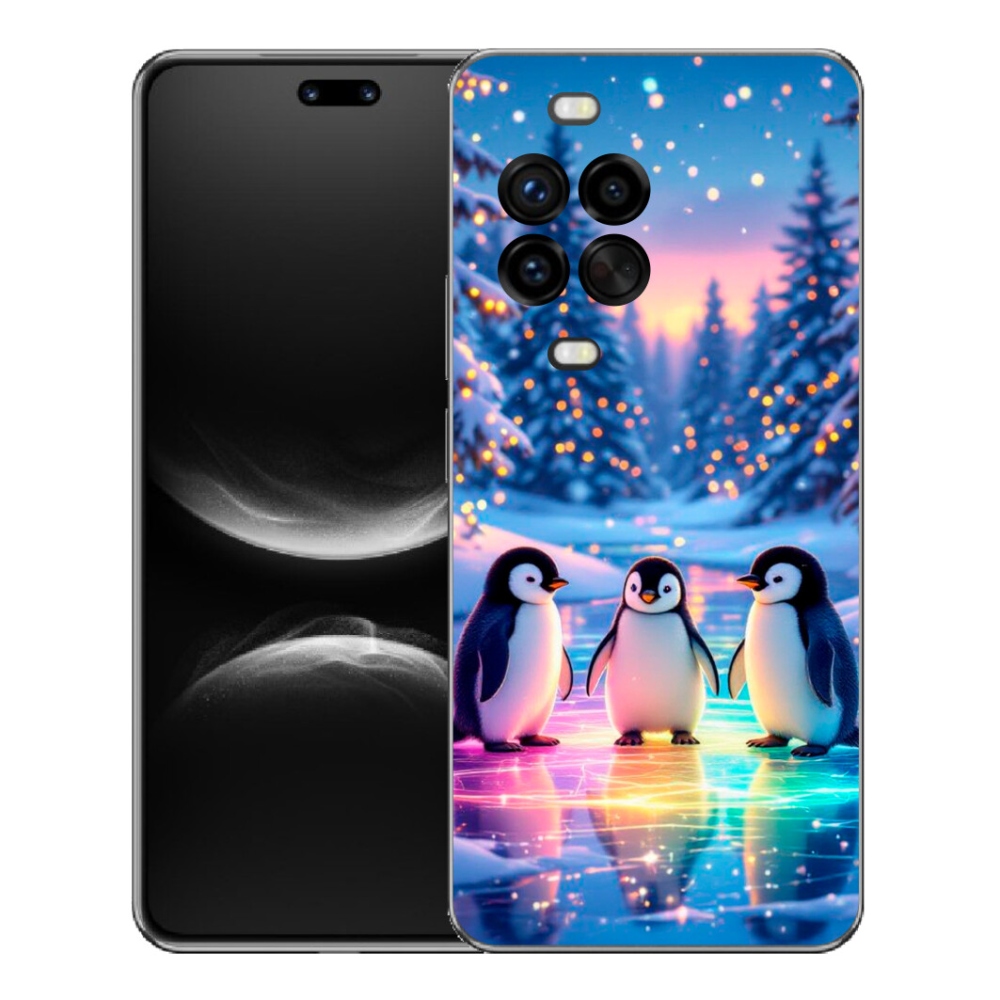 Gelový kryt mmCase na Huawei Nova 14 Pro - tučnáci