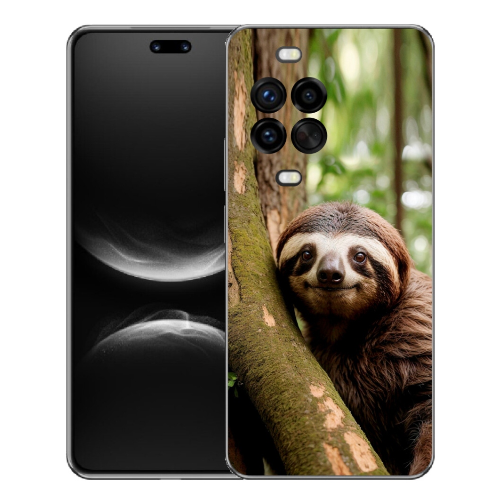 Gelový kryt mmCase na Huawei Nova 14 Pro - usměvavý lenochod