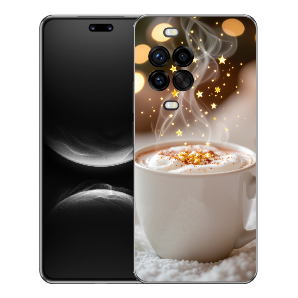 Gelový kryt mmCase na Huawei Nova 14 Pro - vánoční horký nápoj