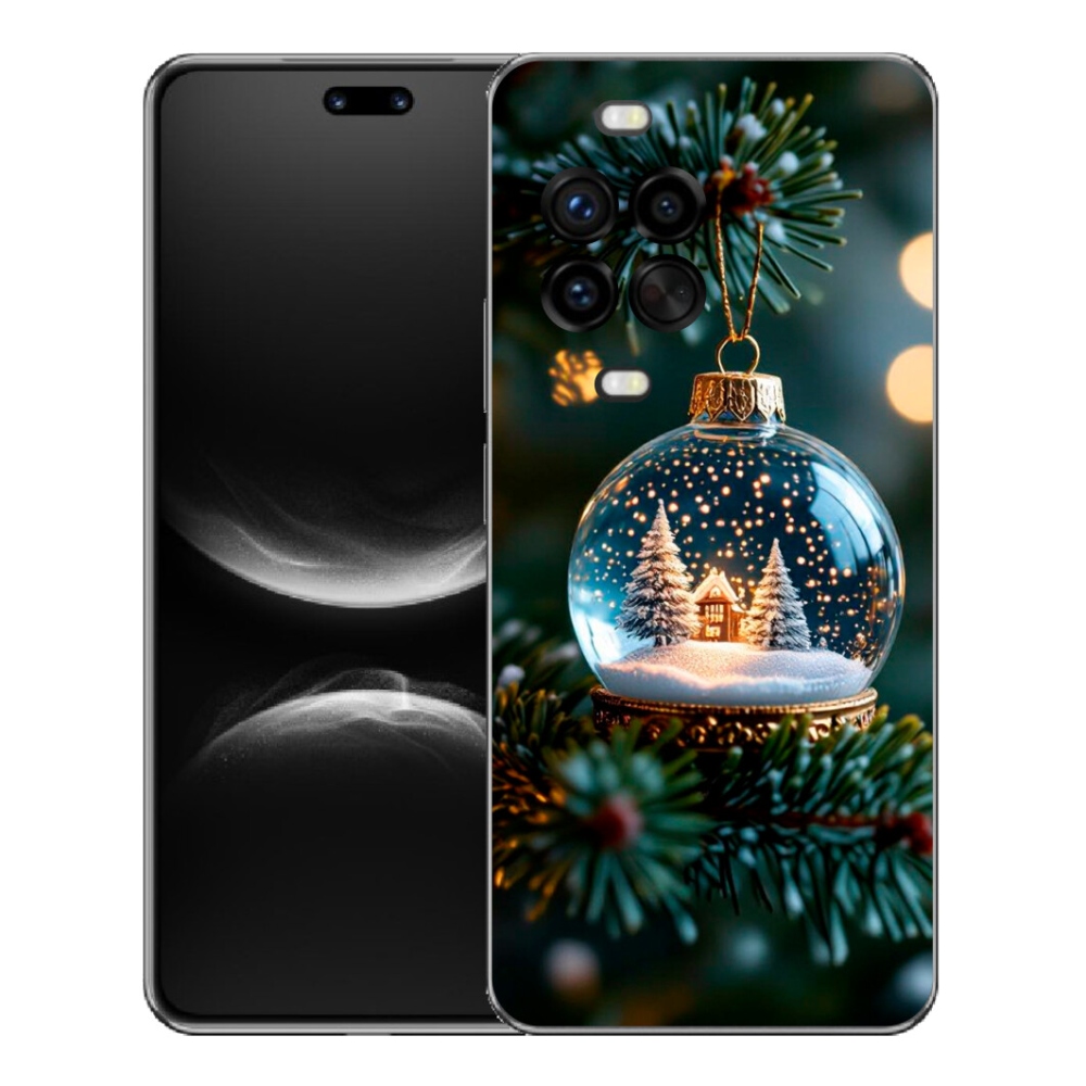 Gelový kryt mmCase na Huawei Nova 14 Pro - vánoční koule 2