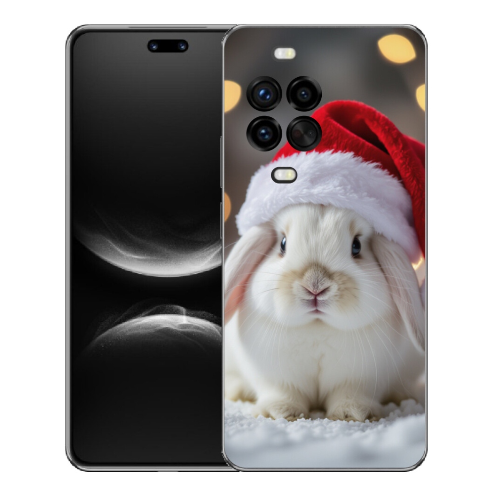 Gelový kryt mmCase na Huawei Nova 14 Pro - vánoční králík