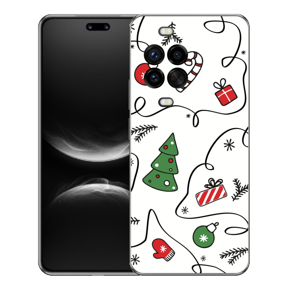 Gelový kryt mmCase na Huawei Nova 14 Pro - vánoční motivy