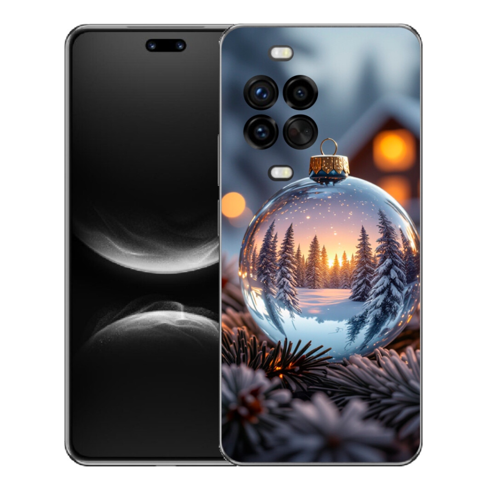 Gelový kryt mmCase na Huawei Nova 14 Pro - vánoční ozdoba