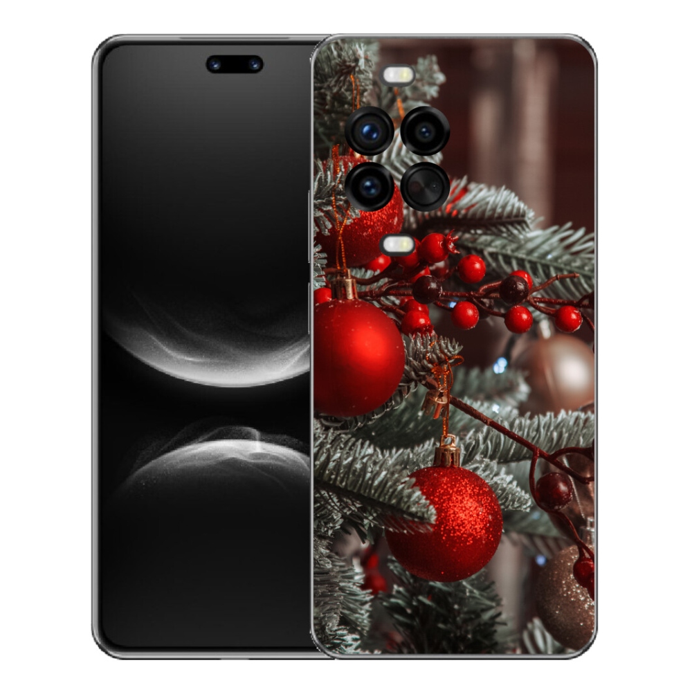 Gelový kryt mmCase na Huawei Nova 14 Pro - vánoční ozdoby 2
