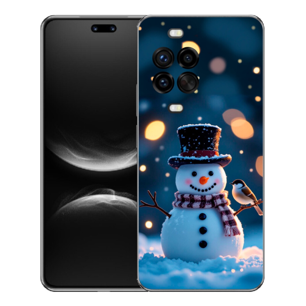 Gelový kryt mmCase na Huawei Nova 14 Pro - vánoční sněhulák