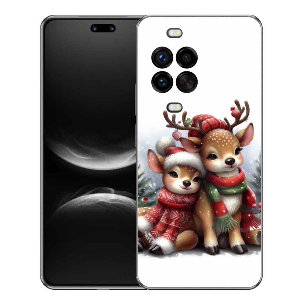 Gelový kryt mmCase na Huawei Nova 14 Pro - vánoční sobi