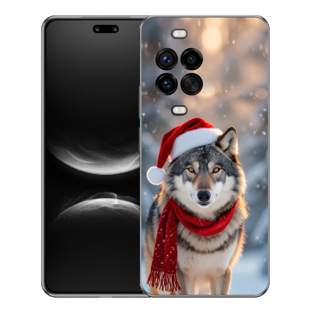 Gelový kryt mmCase na Huawei Nova 14 Pro - vánoční vlk