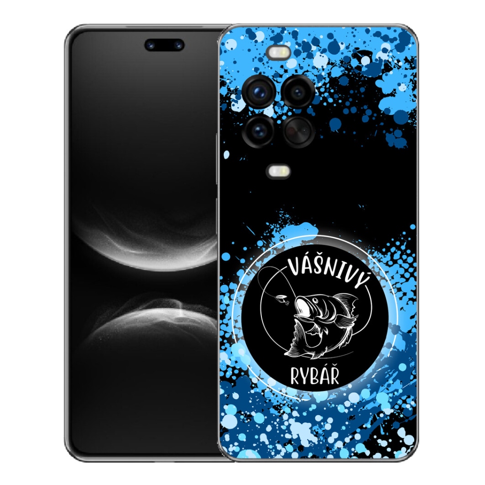 Gelový kryt mmCase na Huawei Nova 14 Pro - vášnivý rybář černé pozadí