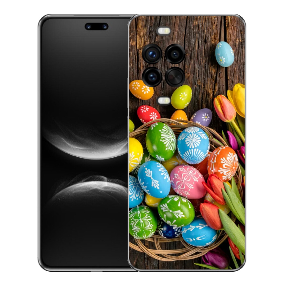 Gelový kryt mmCase na Huawei Nova 14 Pro - velikonoční vajíčka