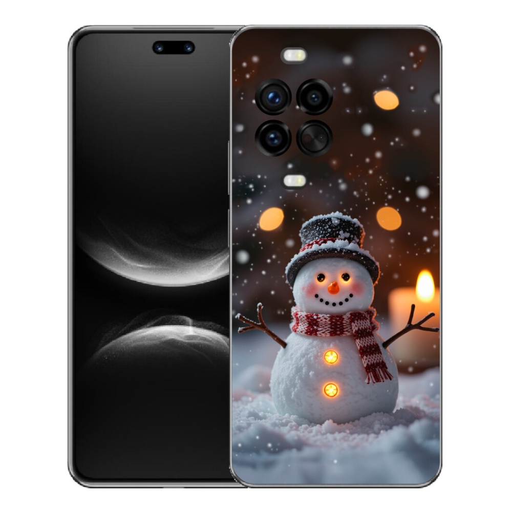 Gelový kryt mmCase na Huawei Nova 14 Pro - veselý sněhulák