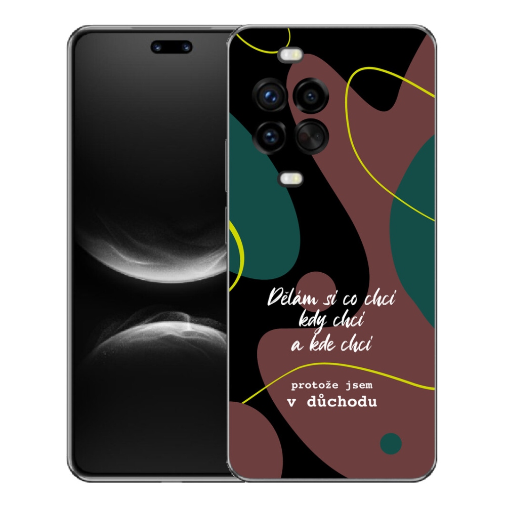 Gelový kryt mmCase na Huawei Nova 14 Pro - vtipný text 10 černé pozadí