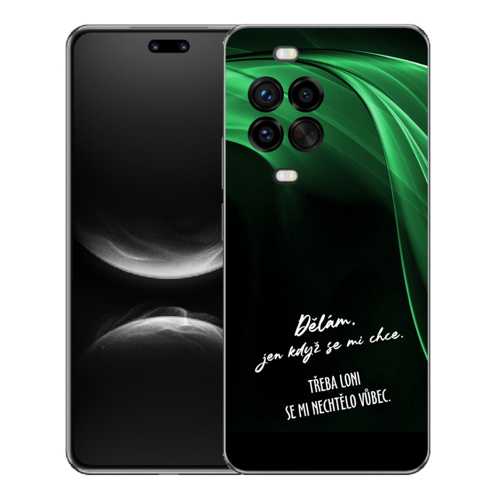 Gelový kryt mmCase na Huawei Nova 14 Pro - vtipný text 12 černé pozadí