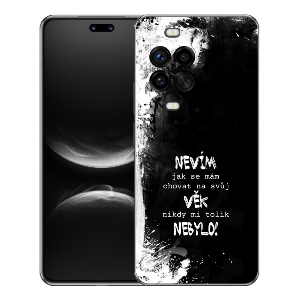 Gelový kryt mmCase na Huawei Nova 14 Pro - vtipný text 14 černé pozadí