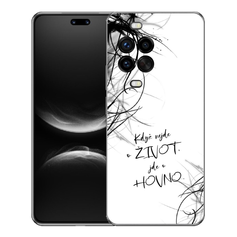 Gelový kryt mmCase na Huawei Nova 14 Pro - vtipný text 16 bílé pozadí