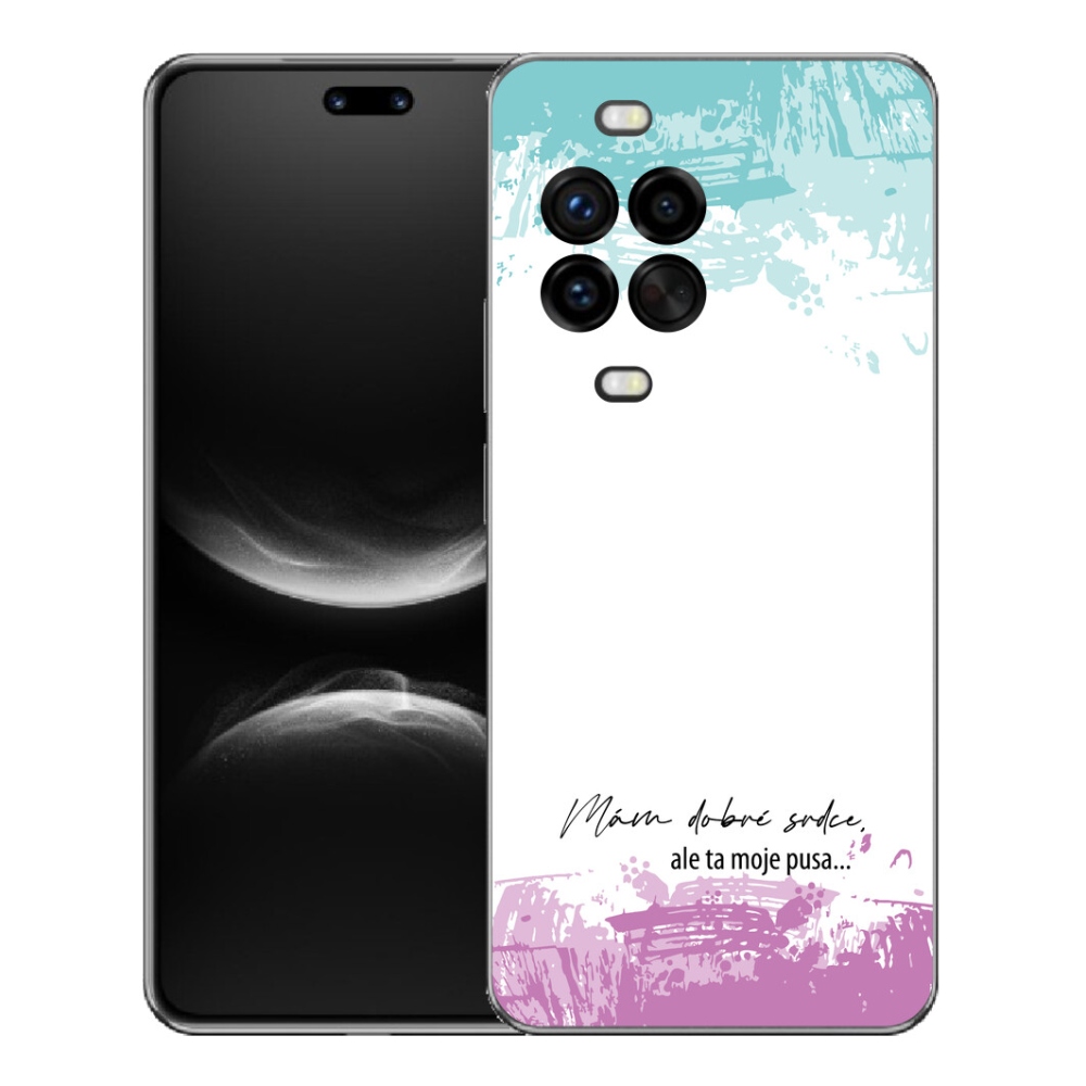 Gelový kryt mmCase na Huawei Nova 14 Pro - vtipný text 3 bílé pozadí