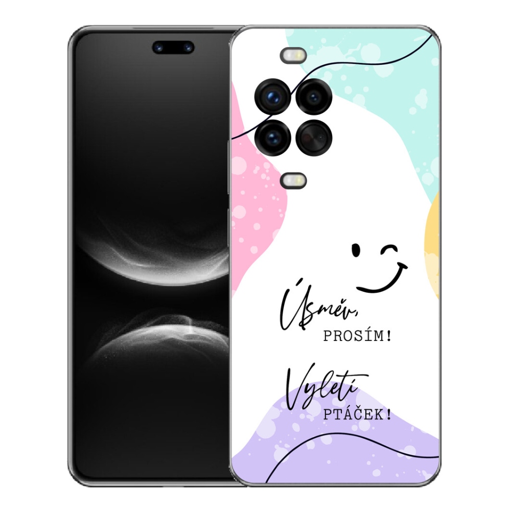 Gelový kryt mmCase na Huawei Nova 14 Pro - vtipný text 4 bílé pozadí