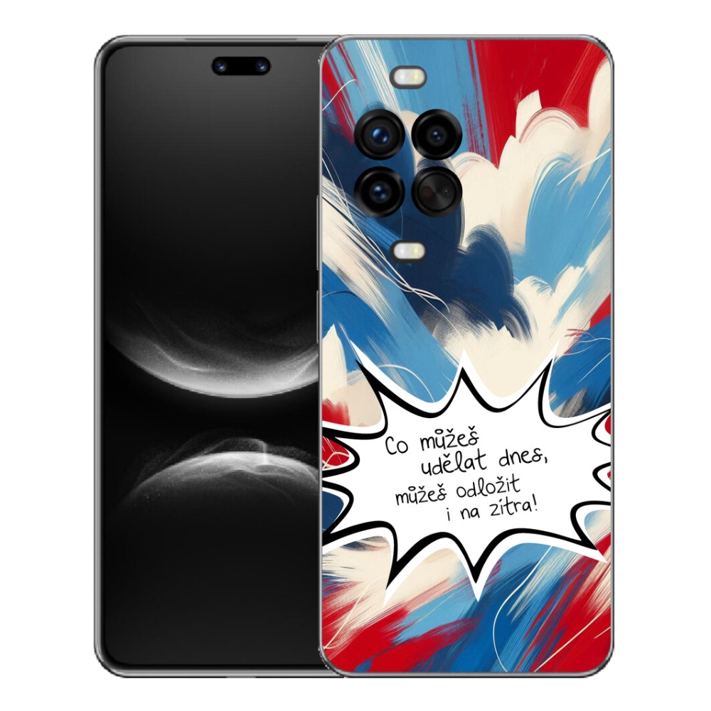 Gelový kryt mmCase na Huawei Nova 14 Pro - vtipný text 9 bílé pozadí