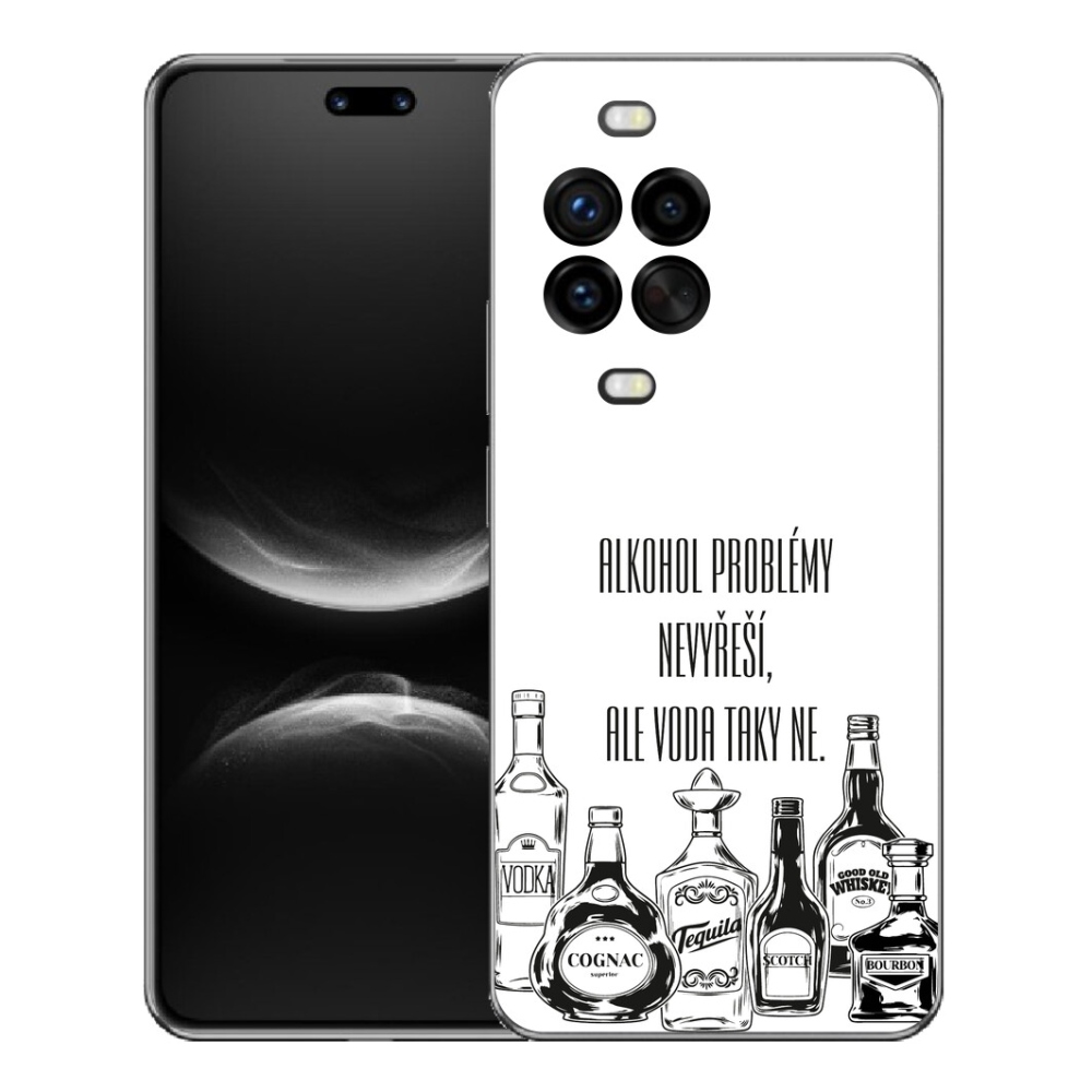 Gelový kryt mmCase na Huawei Nova 14 Pro - vtipný text bílé pozadí