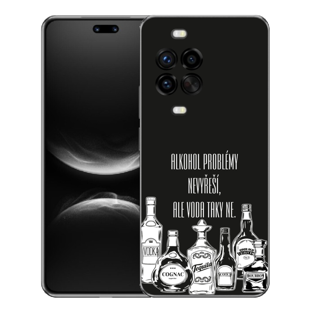 Gelový kryt mmCase na Huawei Nova 14 Pro - vtipný text černé pozadí