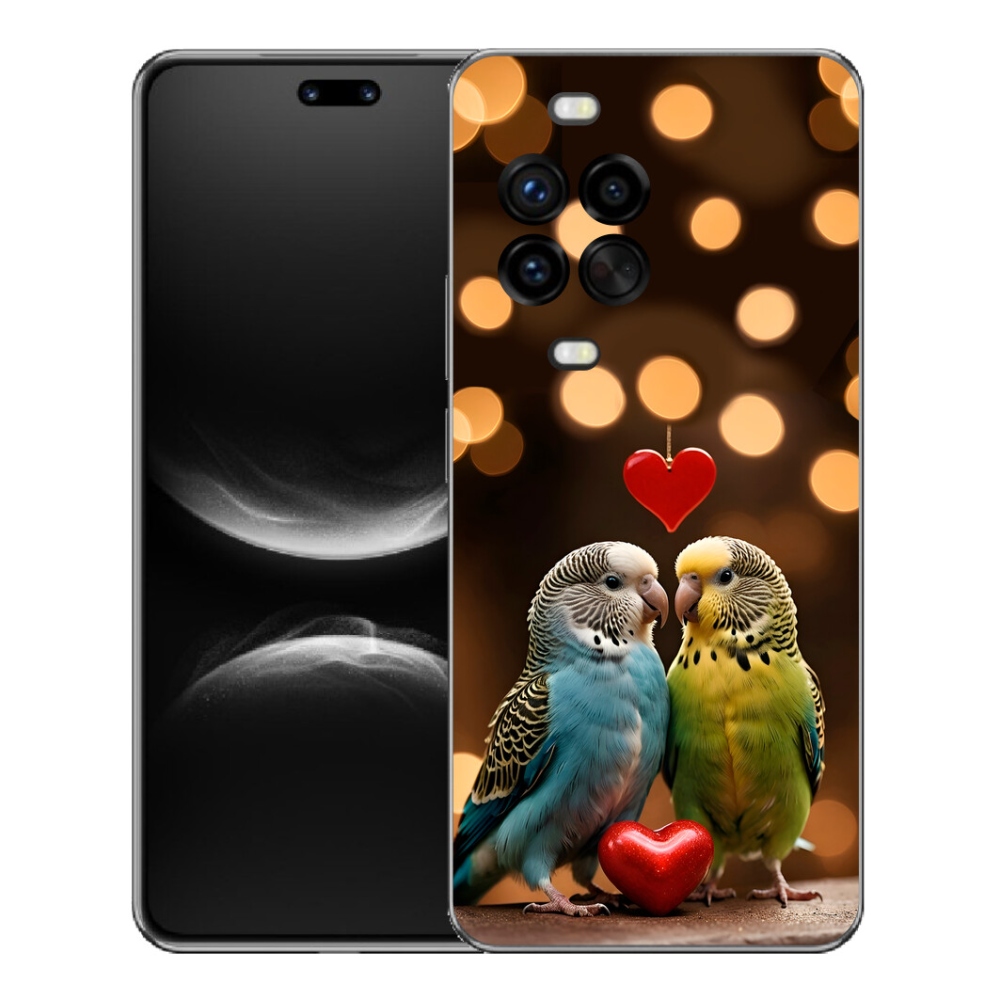Gelový kryt mmCase na Huawei Nova 14 Pro - zamilovaní papoušci