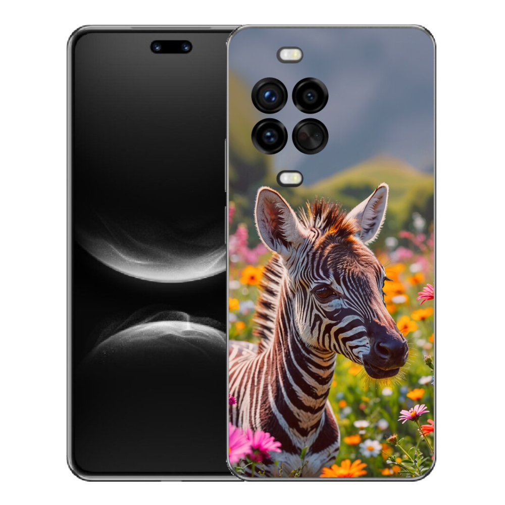 Gelový kryt mmCase na Huawei Nova 14 Pro - zebra na louce