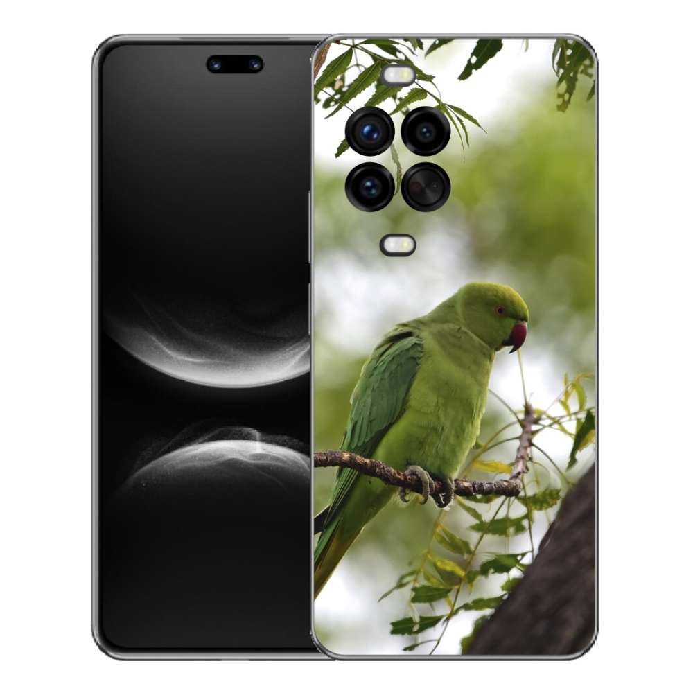 Gelový kryt mmCase na Huawei Nova 14 Pro - zelený papoušek