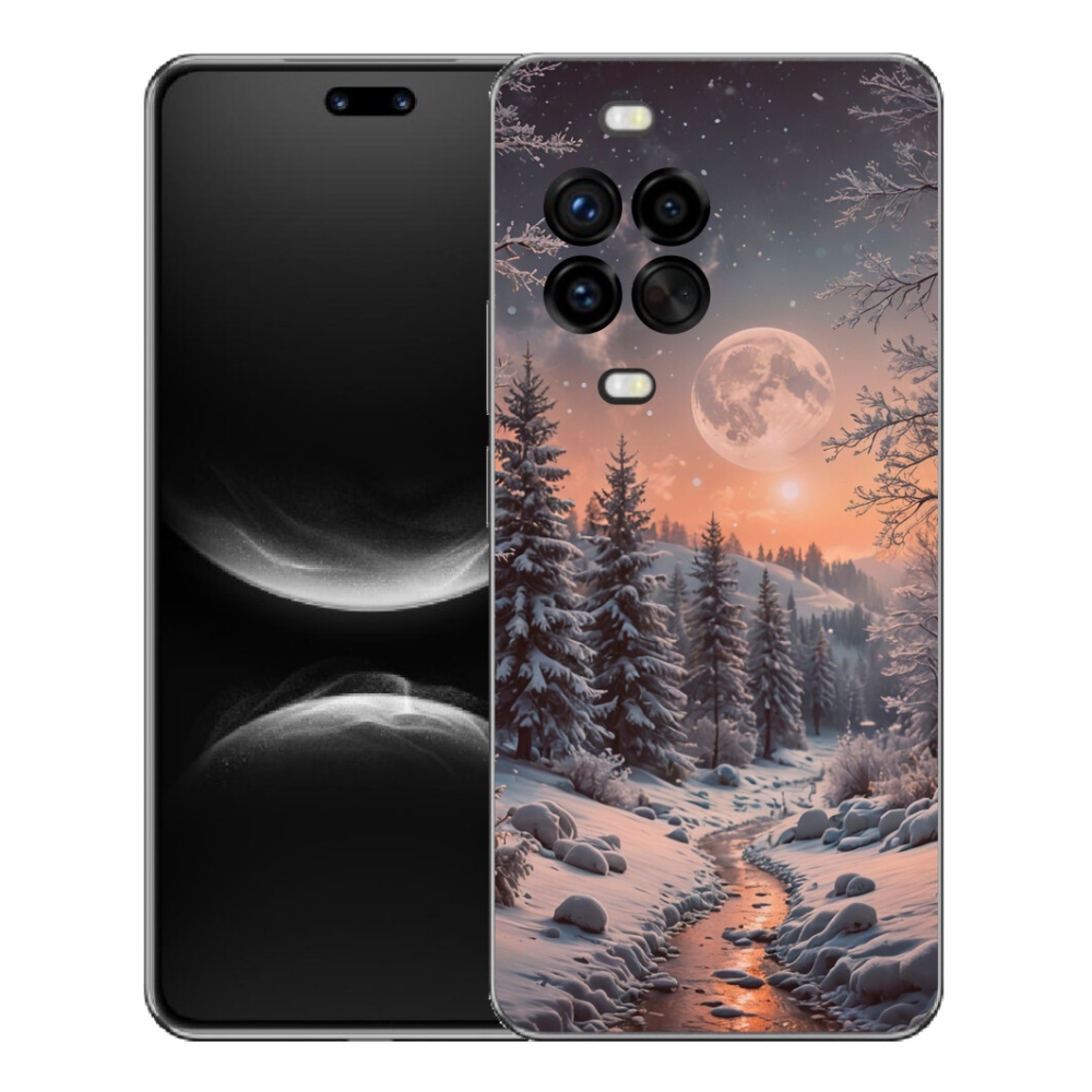 Gelový kryt mmCase na Huawei Nova 14 Pro - zimní krajina 2