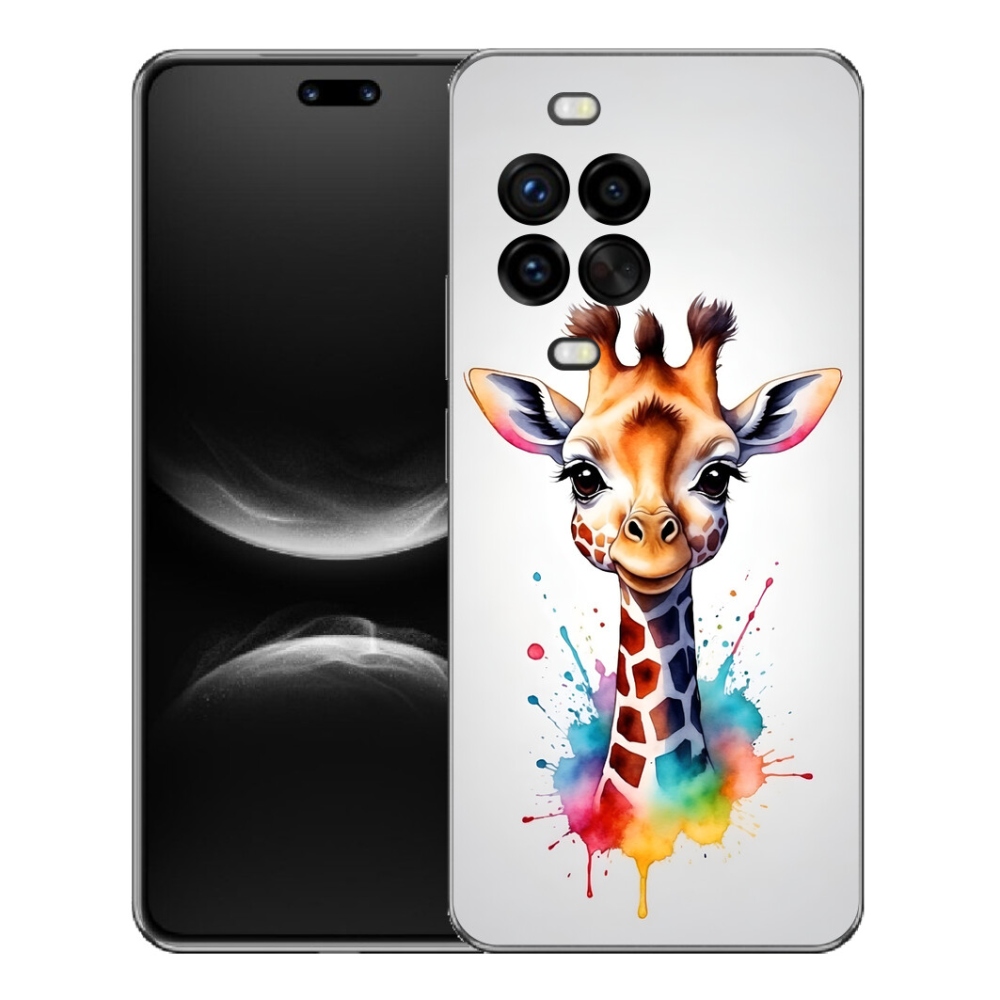 Gelový kryt mmCase na Huawei Nova 14 Pro - žirafa 1