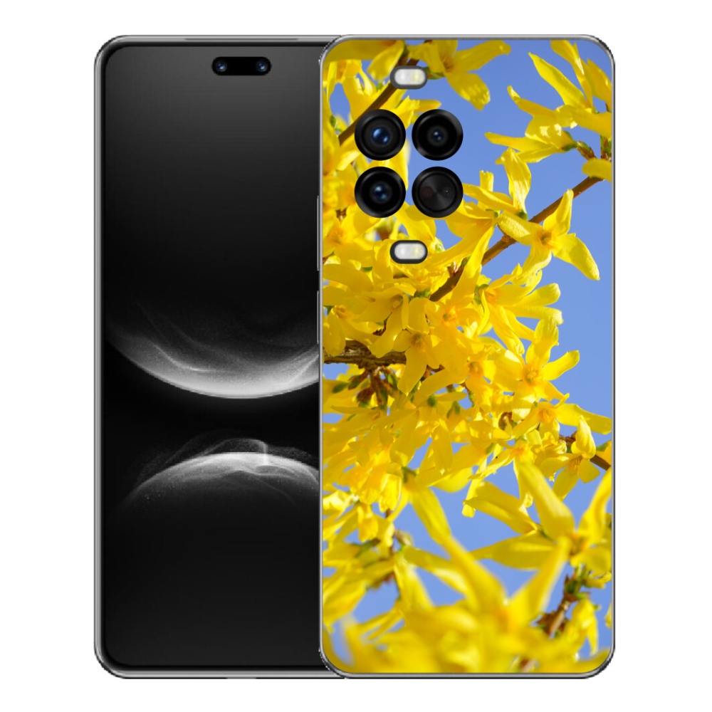 Gelový kryt mmCase na Huawei Nova 14 Pro - žluté květy