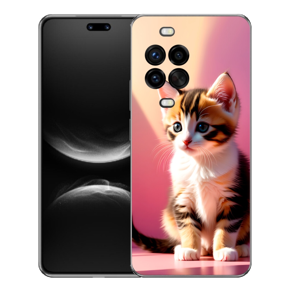 Gelový kryt mmCase na Huawei Nova 14 Pro - zvědavé kotě 2