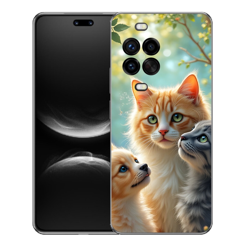 Gelový kryt mmCase na Huawei Nova 14 Pro - zvířecí přátelství 2