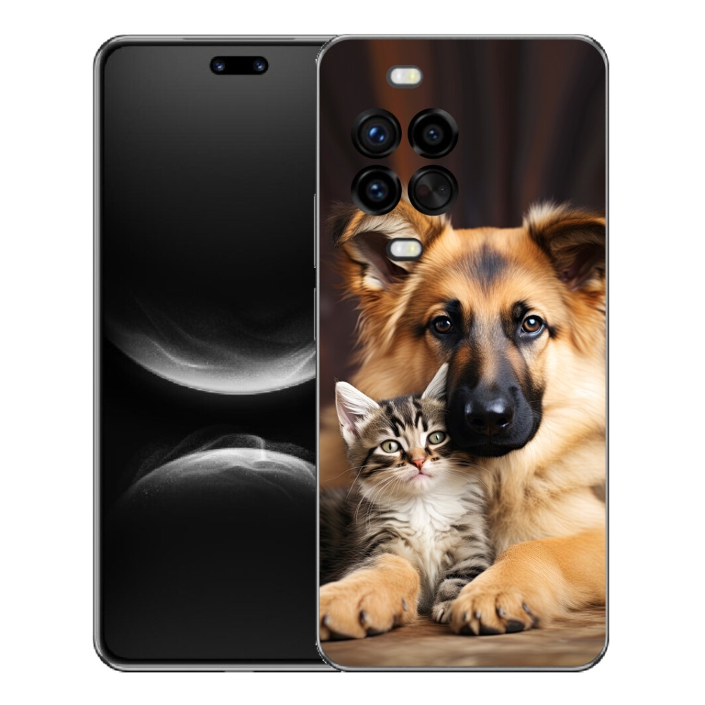 Gelový kryt mmCase na Huawei Nova 14 Pro - zvířecí přátelství