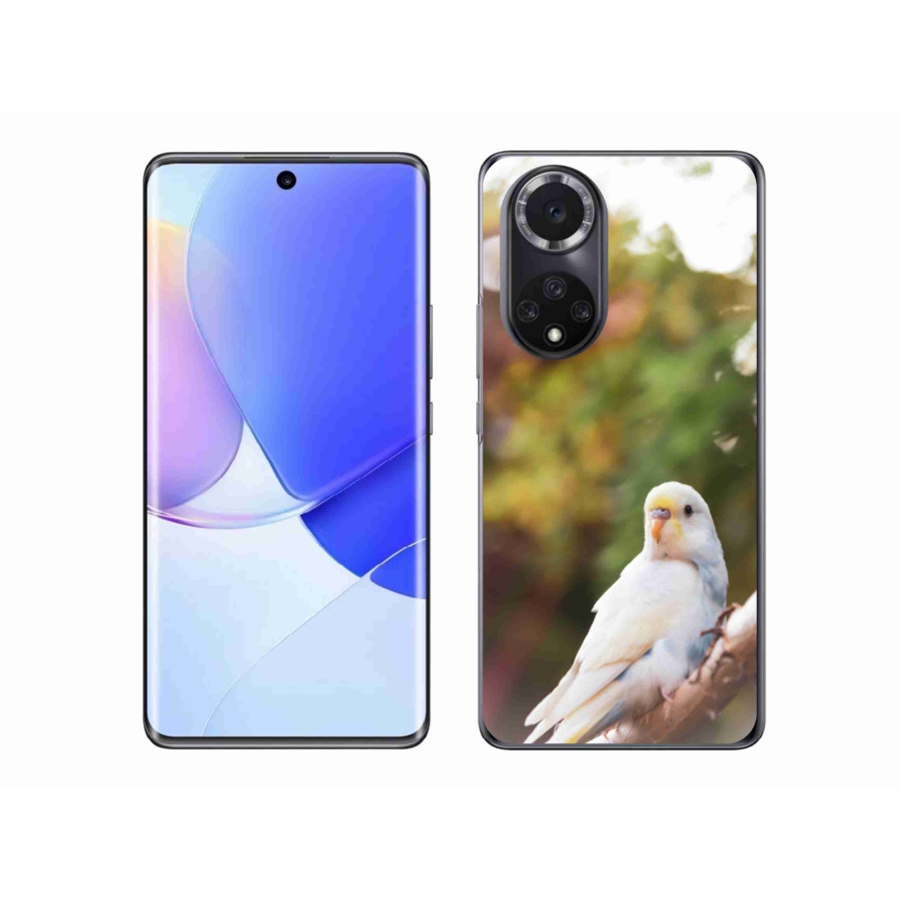 Gelový kryt mmCase na Huawei Nova 9 - andulka bílá