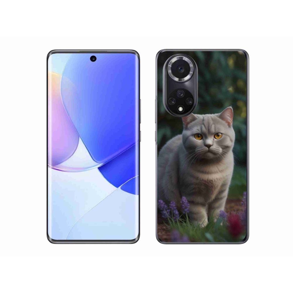 Gelový kryt mmCase na Huawei Nova 9 - britská kočka