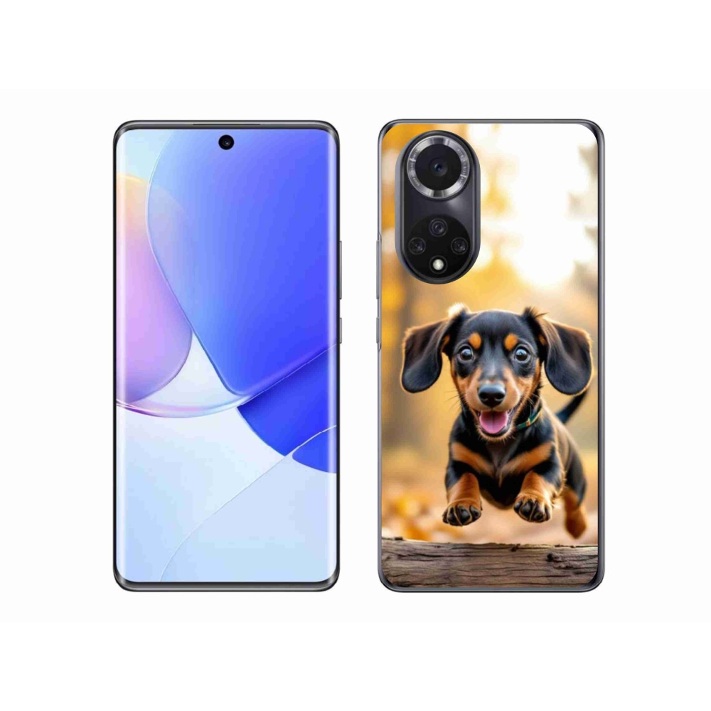 Gelový kryt mmCase na Huawei Nova 9 - jezevčík 2