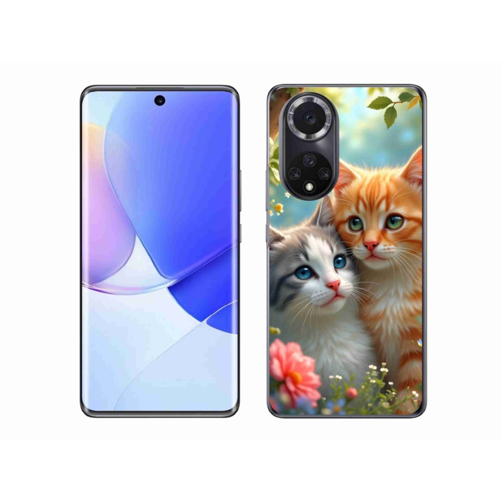 Gelový kryt mmCase na Huawei Nova 9 - kočičí láska 2