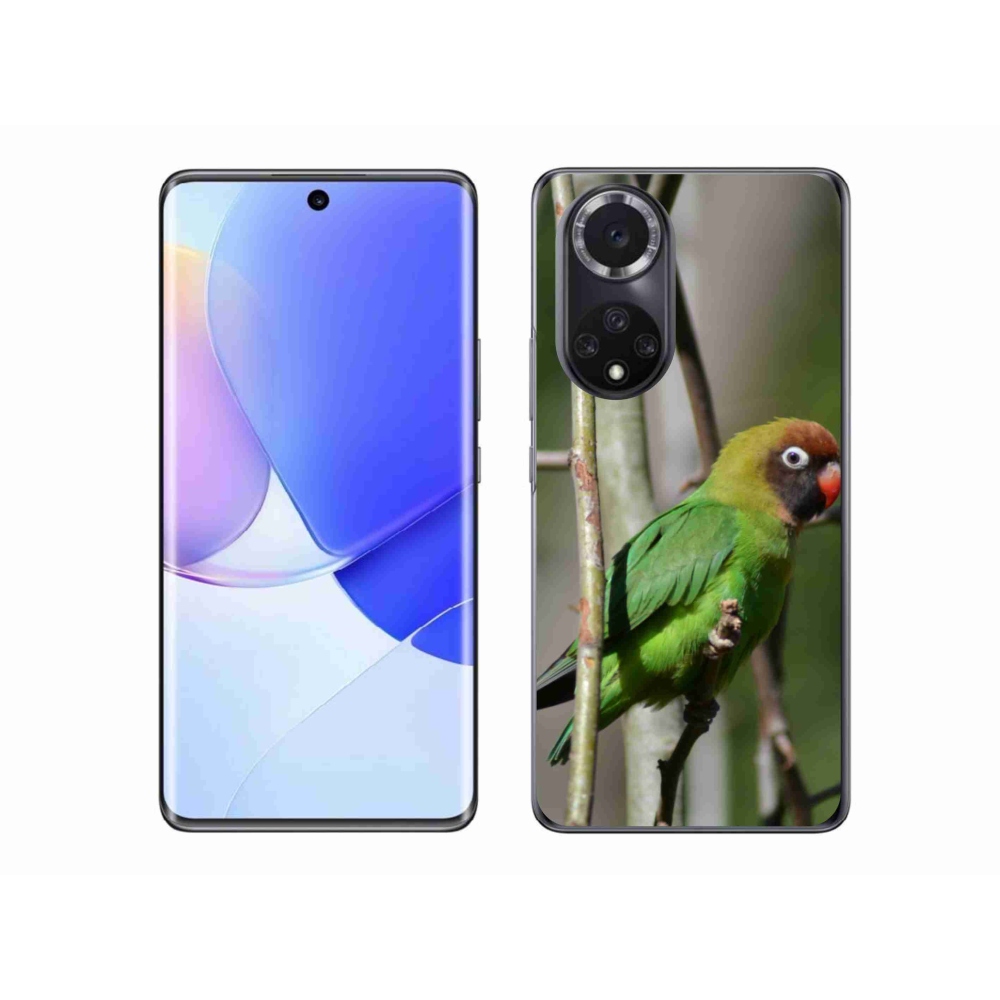 Gelový kryt mmCase na Huawei Nova 9 - papoušek agapornis