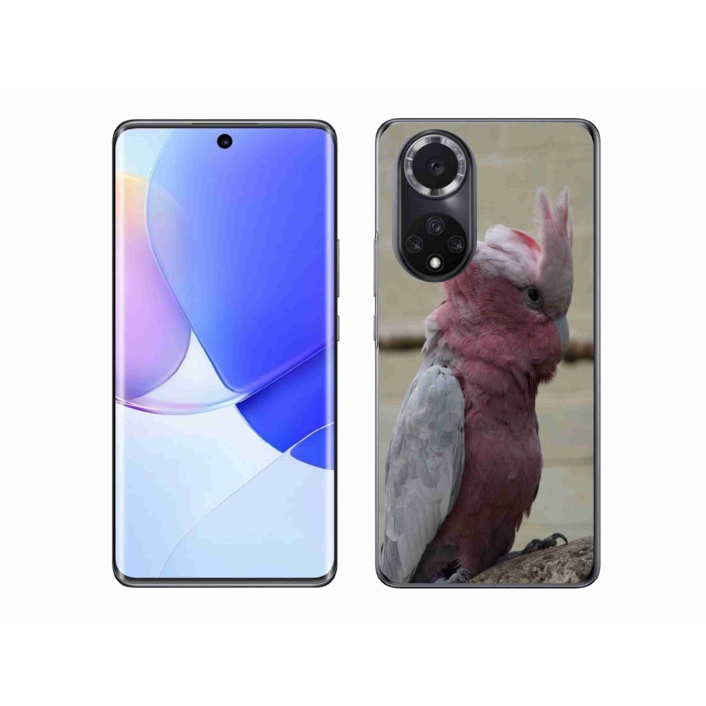 Gelový kryt mmCase na Huawei Nova 9 - papoušek kakadu růžový