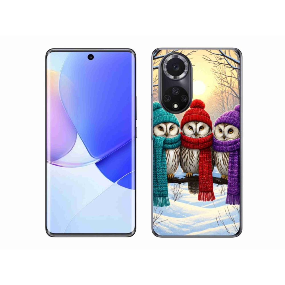 Gelový kryt mmCase na Huawei Nova 9 - soví přátelé