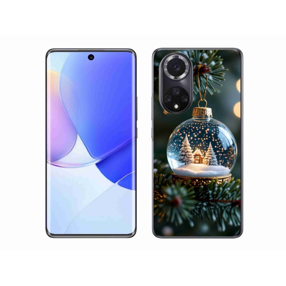 Gelový kryt mmCase na Huawei Nova 9 - vánoční koule 2