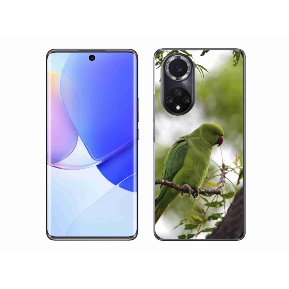 Gelový kryt mmCase na Huawei Nova 9 - zelený papoušek