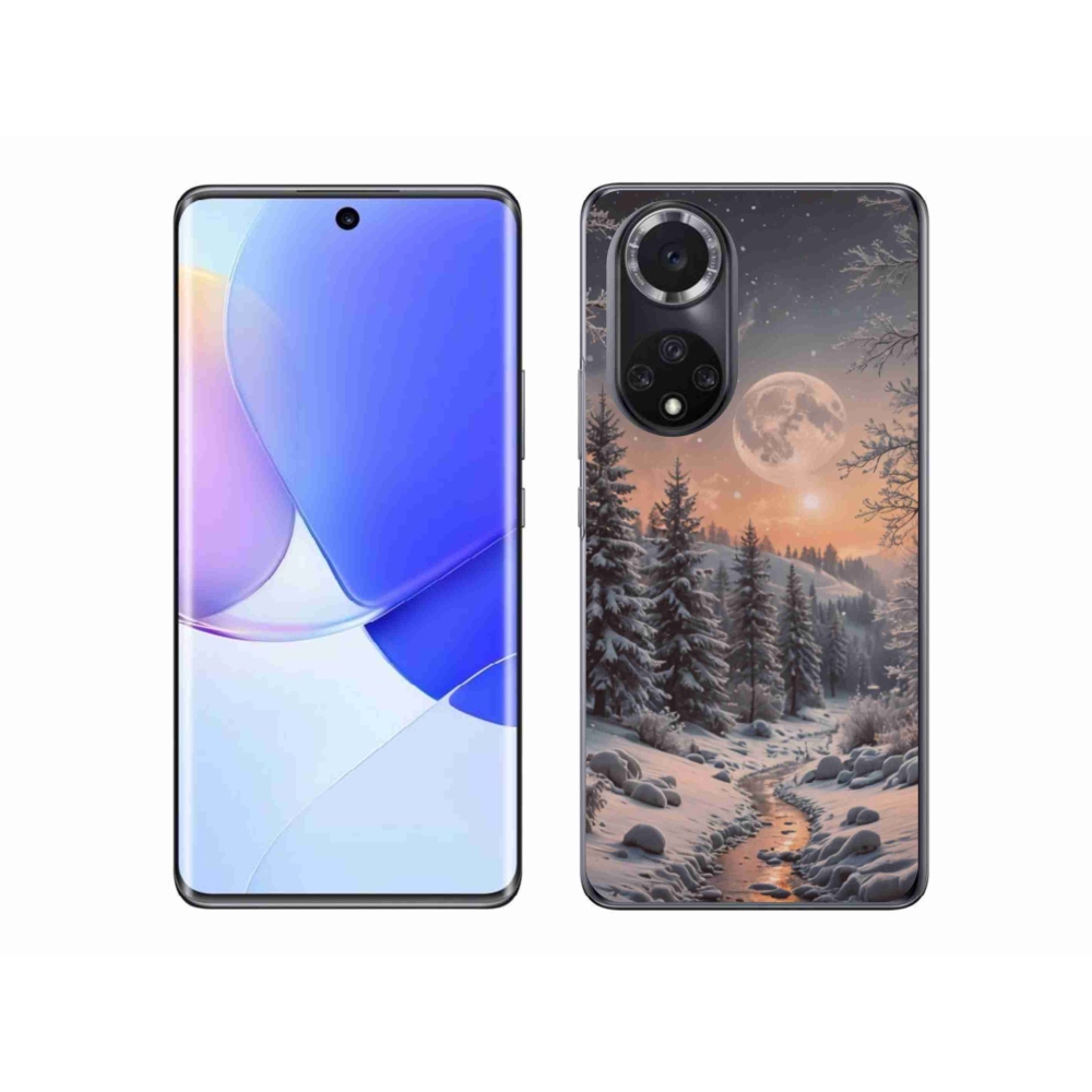 Gelový kryt mmCase na Huawei Nova 9 - zimní krajina 2