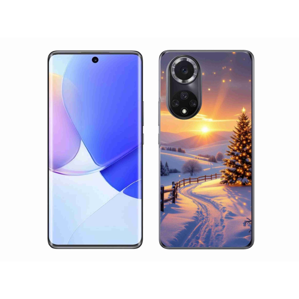 Gelový kryt mmCase na Huawei Nova 9 - zimní krajina