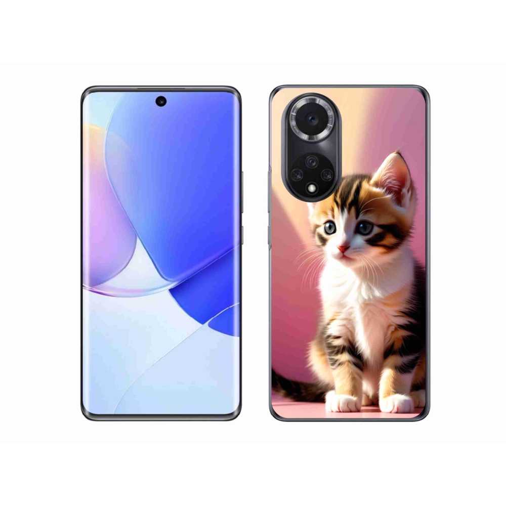 Gelový kryt mmCase na Huawei Nova 9 - zvědavé kotě 2