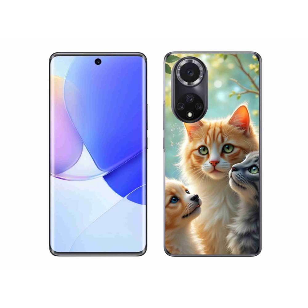 Gelový kryt mmCase na Huawei Nova 9 - zvířecí přátelství 2