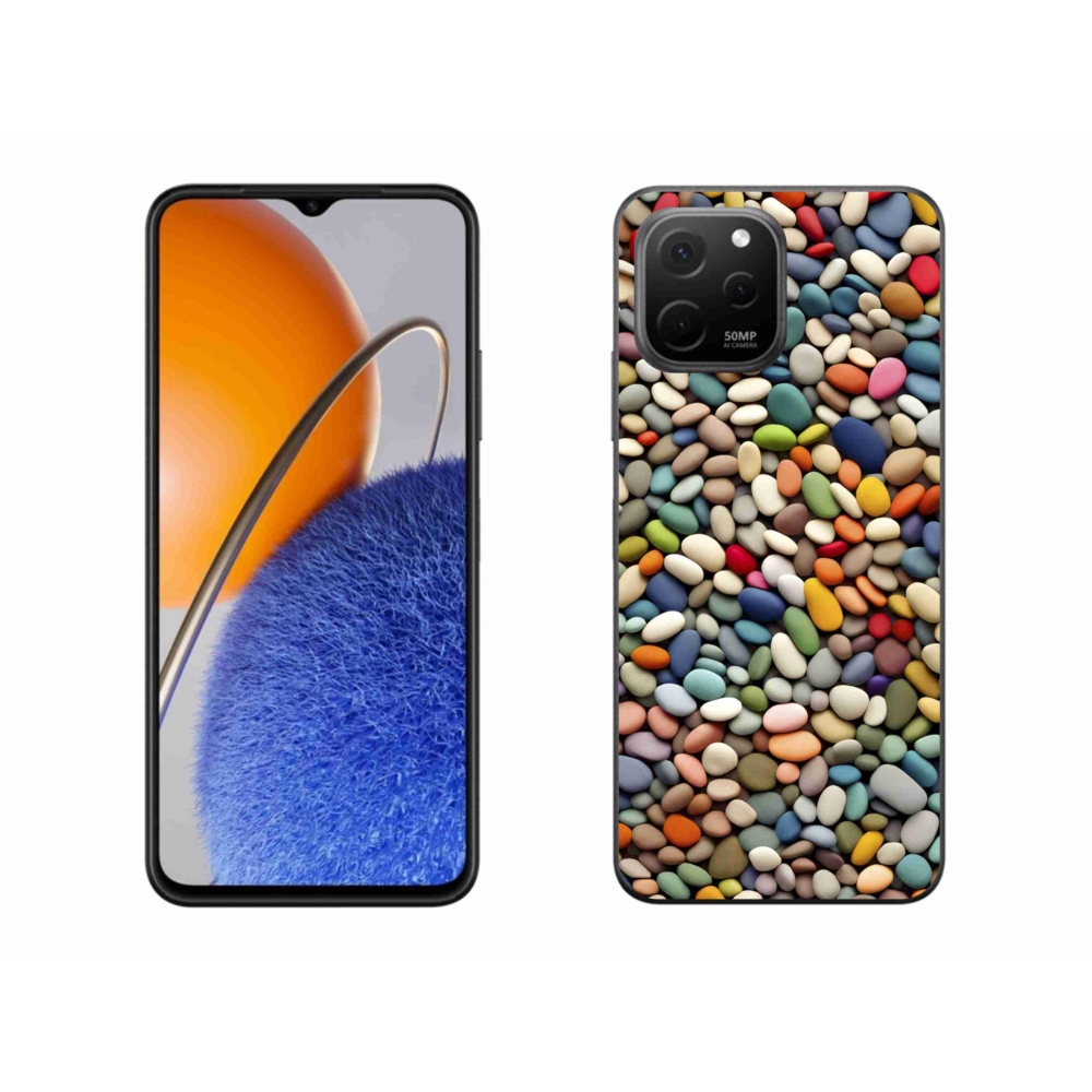 Gelový kryt mmCase na Huawei Nova Y61 - barevné kamínky 2