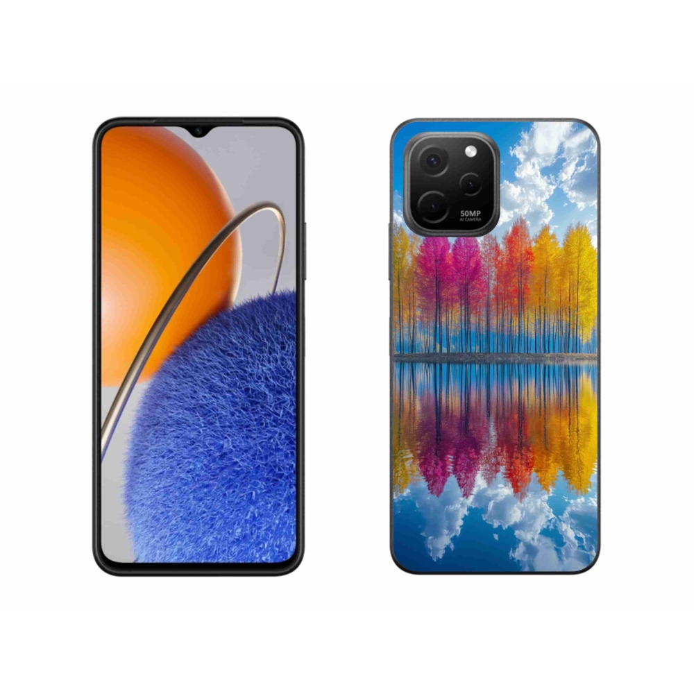 Gelový kryt mmCase na Huawei Nova Y61 - barevné stromy