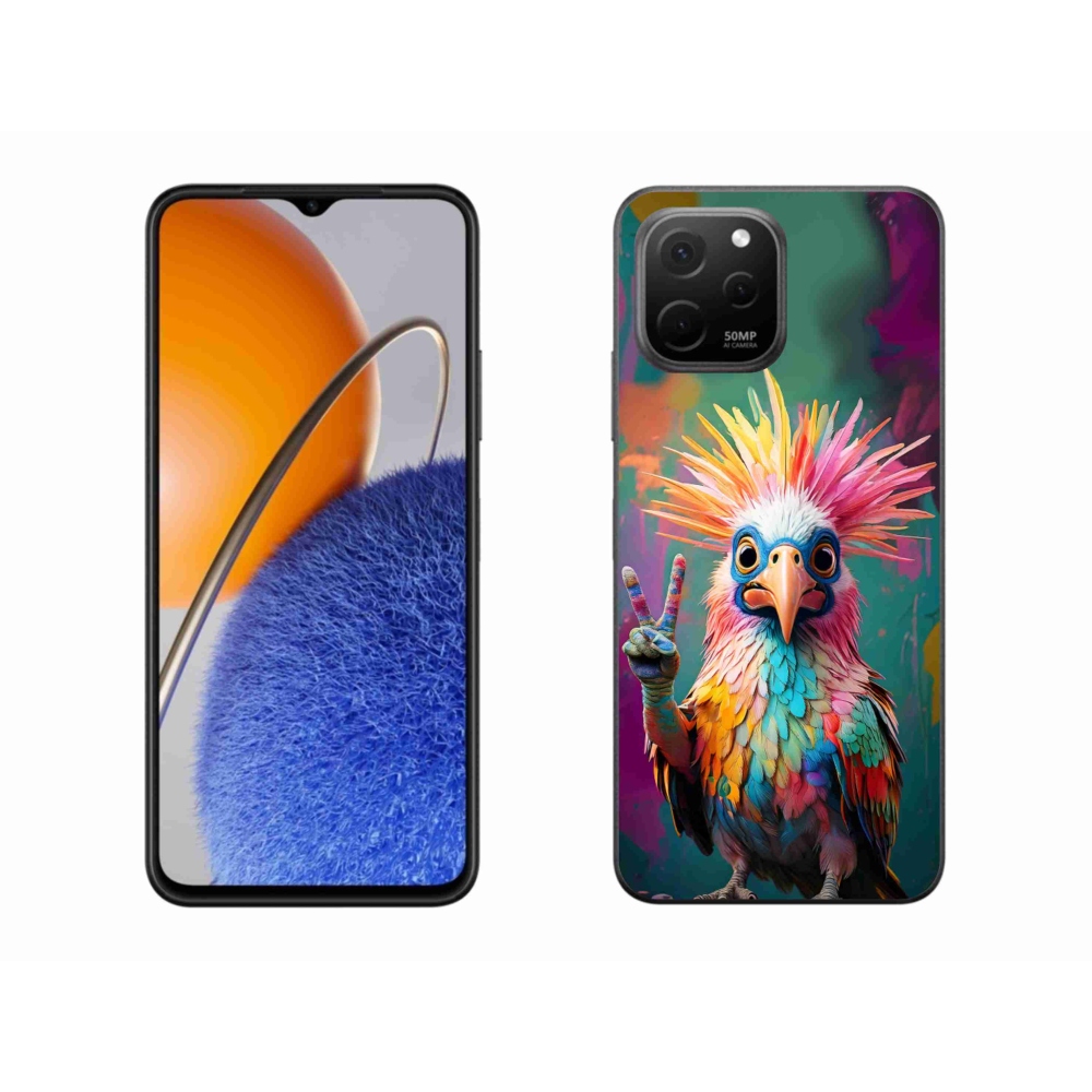 Gelový kryt mmCase na Huawei Nova Y61 - barevný rebel