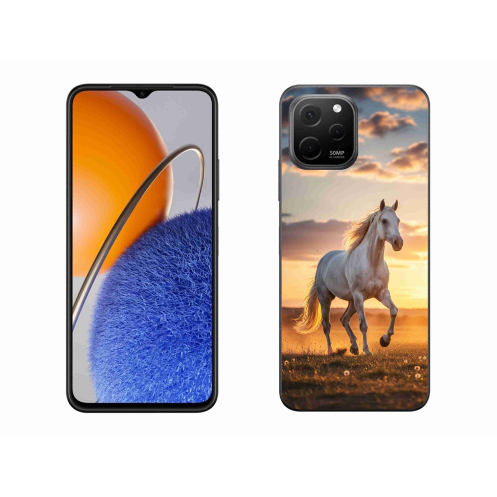 Gelový kryt mmCase na Huawei Nova Y61 - běžící bílý kůň 2